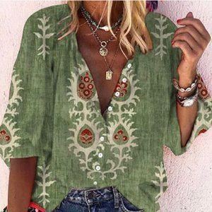 New Shortsleeve Green Shirt